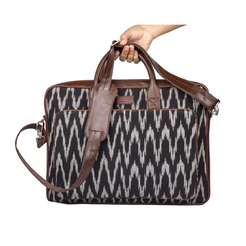 ikat print bags